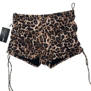 Fashion Nova Leopard Print Swim Coverup